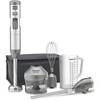Cuisinart CSB-300 Rechargeable Hand Blender with Electric Knife, One Size, Stainless Steel