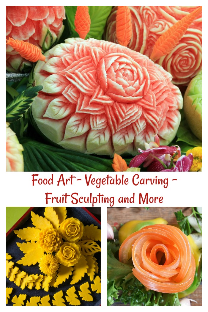 Find out about food art and vegetable carving