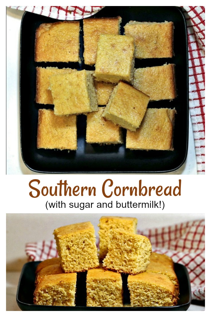This Southern cornbread has a hint of sweetness and the tang of buttermilk