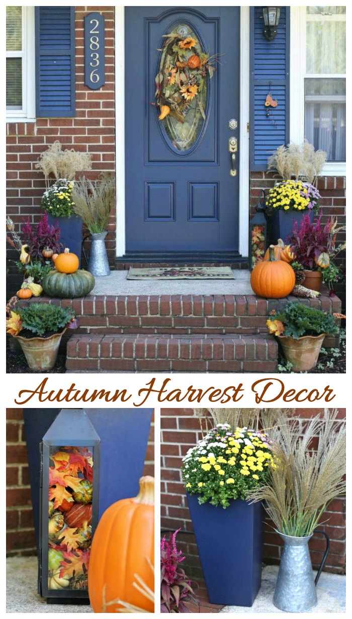 autumn harvest decorations for your front porch Autumn harvest decorations