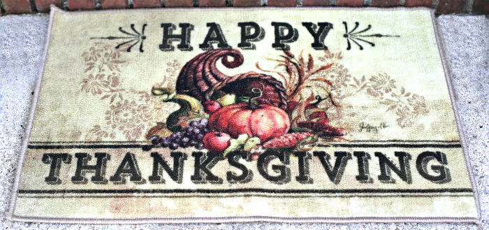Thanksgiving door mat Thanksgiving door mat
