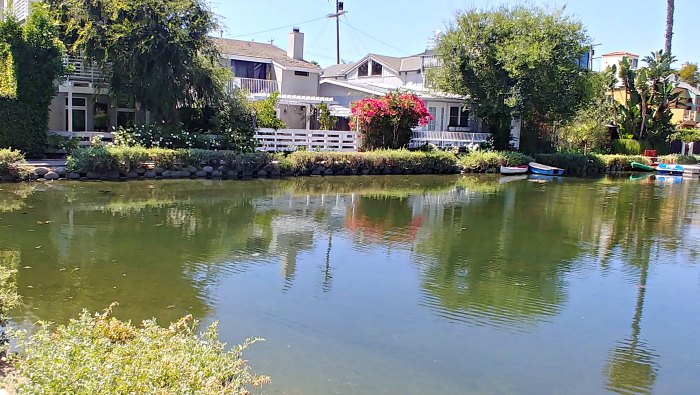 Homes along the Venice Beach Canals