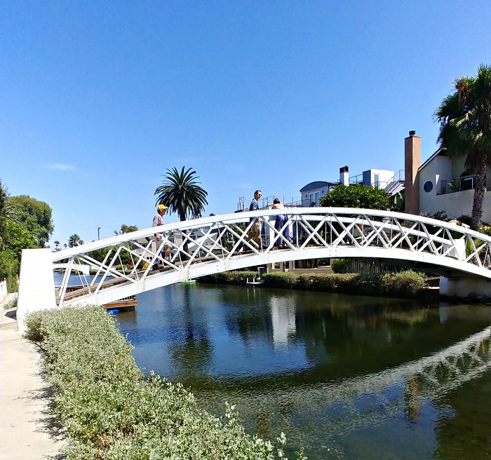 Venice Beach bridge walk over