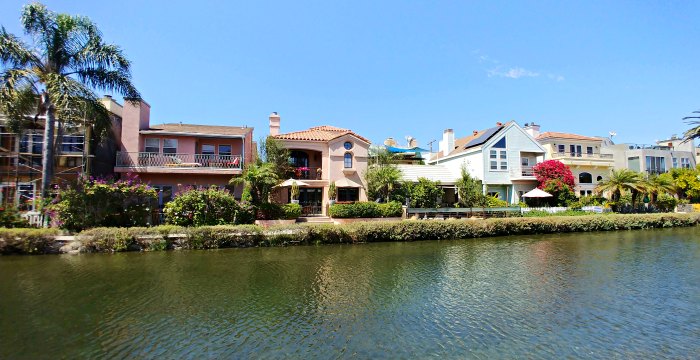 View of the Venice Beach canals