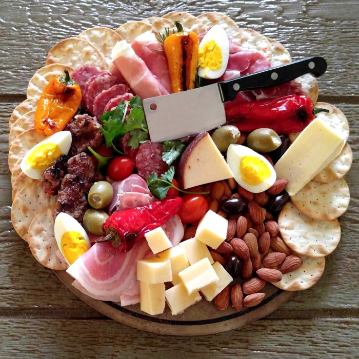 Platter of antipasto