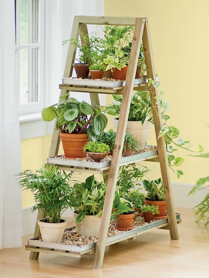 stepladder vertical planter