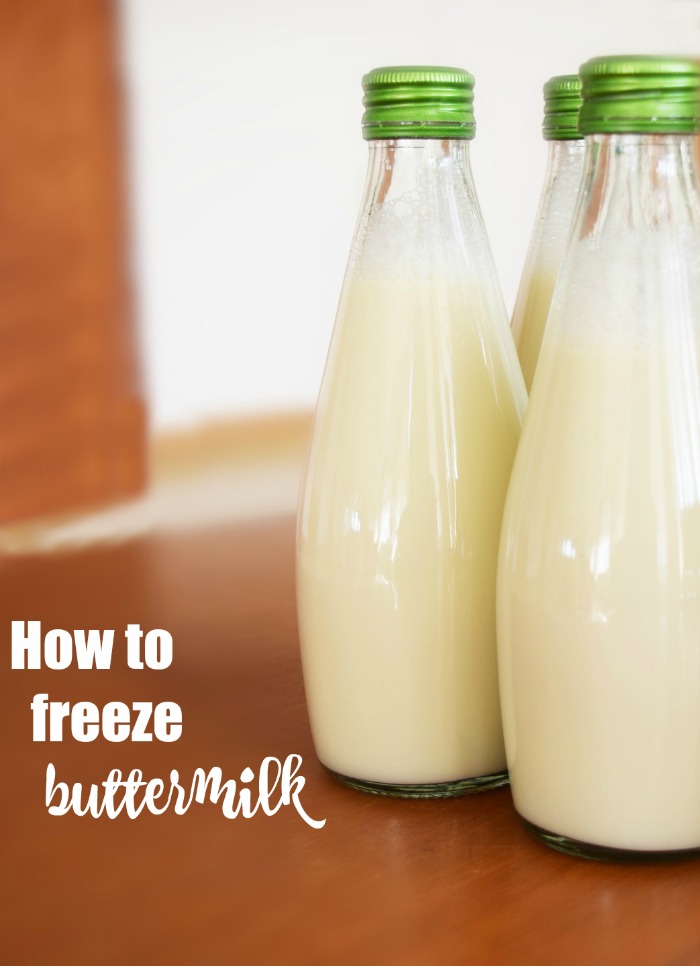 Cooking hacks - how to freezer buttermilk