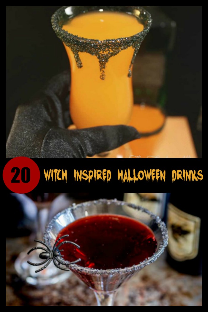 20 Witch inspired cocktails for Halloween that are sure to scare.