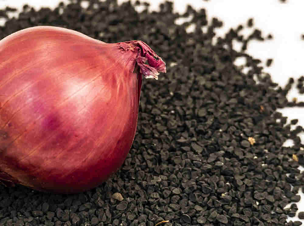 Onion and seeds