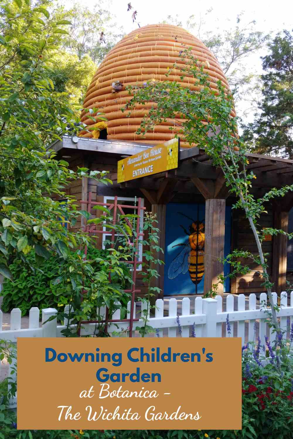 Alexander Bee House at the Downing Children's Garden in Wichita.