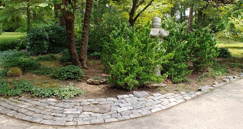 Scenic walk at the Memphis Botanic Garden.